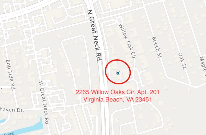 Map of 2265 Willow Oaks Cir.